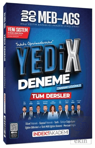 2026 MEB-AGS Tüm Dersler YediX 7 Deneme Çözümlü