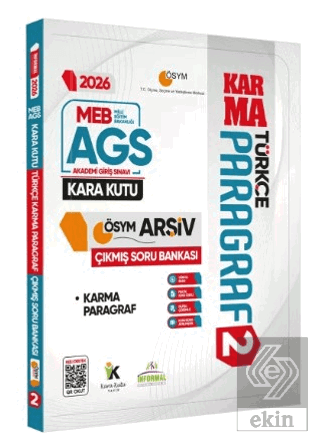 2026 MEB-AGS Türkçenin Kara Kutusu PARAGRAF 2 KARMA ÖSYM Çıkmış Soru B