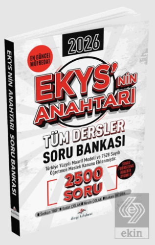 2026 MEB EKYS Müdür ve Müdür Yardımcılığı EKYSnin Anahtarı Tüm Dersler