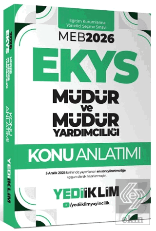 2026 MEB EKYS Müdür ve Müdür Yardımcılığı Konu Anlatımı
