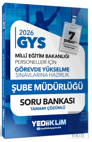 2026 MEB GYS Şube Müdürlüğü Tamamı Çözümlü Soru Bankası