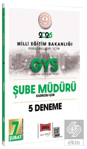 2026 MEB Personelleri İçin GYS Şube Müdürü Kadrosu İçin 5 Deneme