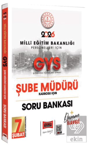 2026 MEB Personelleri İçin GYS Şube Müdürü Kadrosu İçin Deneme İlaveli
