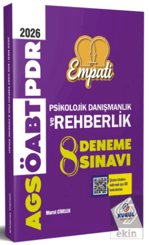 2026 ÖABT Empati Psikolojik Danışmanlık ve Rehberlik 8 Deneme Sınavı