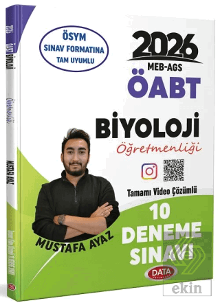 2026 ÖABT MEB-AGS Biyoloji Öğretmenliği 10 Deneme Çözümlü
