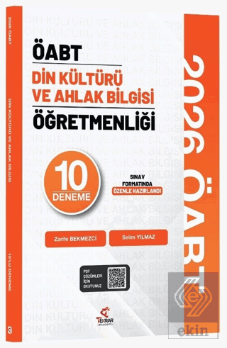 2026 ÖABT MEB-AGS Din Kültürü ve Ahlak Bilgisi Öğretmenliği 10 Deneme Çözümlü
