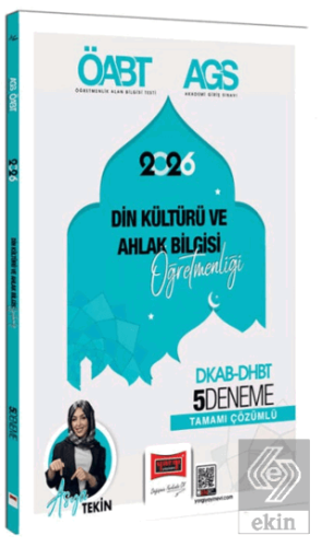 2026 ÖABT MEB-AGS DKAB-DHBT Din Kültürü ve Ahlak Bilgisi Öğretmenliği Tamamı Çözümlü 5 Deneme