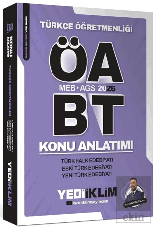 2026 ÖABT MEB-AGS Türkçe Türk Halk, Eski Türk, Yeni Türk Edebiyatı Konu Anlatımı