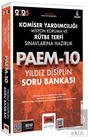 2026 PAEM Komiser Yardımcılığı Misyon Koruma ve Rütbe Terfi Sınavların