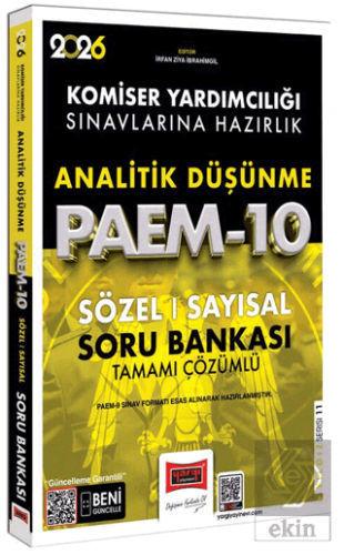 2026 PAEM Komiser Yardımcılığı Sınavlarına Hazırlık Analitik Düşünme S