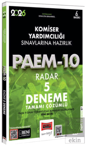 2026 PAEM Komiser Yardımcılığı Sınavlarına Hazırlık Radar 5 Deneme