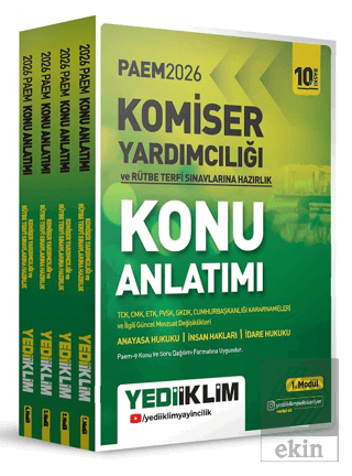 2026 PAEM Komiser Yardımcılığı ve Rütbe Terfi Sınavlarına Hazırlık Kon