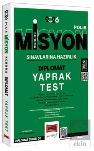 2026 Polis Misyon Koruma Sınavlarına Hazırlık Diplomat Yaprak Test