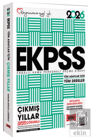 2026 Tüm Adaylar İçin EKPSS GK-GY Tüm Dersler (2016-2024) Çıkmış Sorul