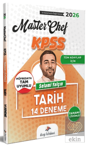 2026 Tüm Adaylar İçin MasterChef KPSS Tarih Tamamı Çözümlü 14 Deneme