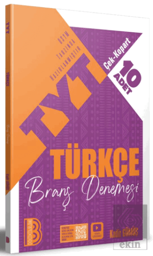 2026 TYT Türkçe Çek Kopar 10lu Branş Denemesi