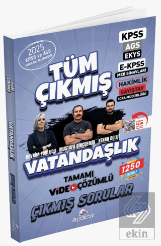 2026 Vatandaşlık Tüm Sınavlar Tamamı Video Çözümlü Çıkmış Sorular