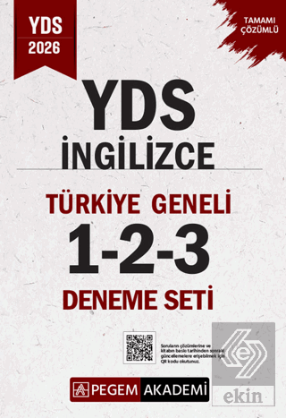 2026 YDS İngilizce Tamamı Çözümlü Türkiye Geneli 1-2-3 (3lü Deneme Set