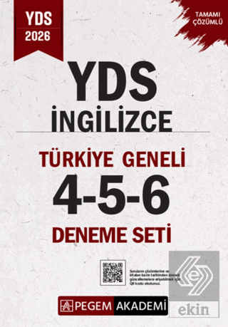 2026 YDS İngilizce Tamamı Çözümlü Türkiye Geneli 4-5-6 (3lü Deneme Set