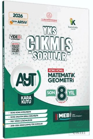 2026 YKS-AYT Matematik-Geometri Karakutu ÖSYM Çıkmış Soru Bankası Çözü