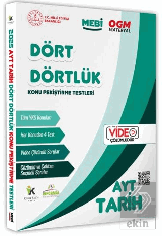 2026 YKS-AYT MEBİ-OGM Dört Dörtlük Tarih Pekiştirme Testi Soru Bankası