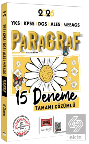 2026 YKS KPSS DGS ALES MEB-AGS Papatya Serisi Paragraf Tamamı Çözümlü 