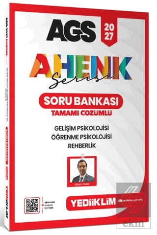 2027 AGS Ahenk Serisi Gelişim Psikolojisi , Öğrenme Psikolojisi ve Rehberlik Tamamı Çözümlü Soru Bankası