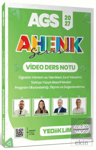 2027 AGS Ahenk Serisi ÖYT, Sınıf Yönetimi - TYMM, Program Okuryazarlığı, Ölçme ve Değerlendirme Video Ders Notu