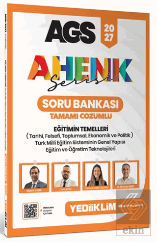 2027 AGS Eğitim Bilimleri, Türk Eğitim Sisteminin Genel Yapısı ,Mevzuat ve Anayasa Tamamı Çözümlü Soru Bankası