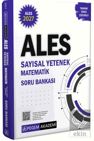 2027 ALES Sayısal Yetenek Matematik Tamamı Video Çözümlü Soru Bankası