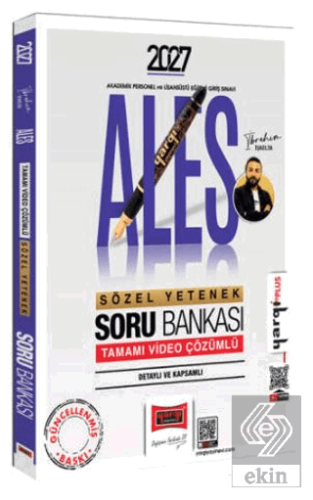 2027 ALES Sözel Yetenek Tamamı Video Çözümlü Soru Bankası