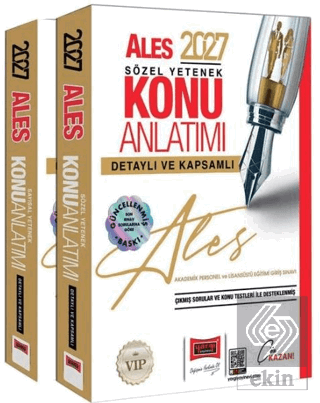 2027 ALES VIP Konu Anlatımlı Modüler Set