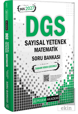 2027 DGS Sayısal Yetenek Matematik Tamamı Video Çözümlü Soru Bankası K