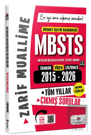 2027 DİB MBSTS Konularına Göre Tasnif Edilmiş 2015- 2026 Tüm Yıllar Orijinal Video Çözümlü Çıkmış Sınav Soruları