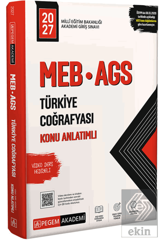 2027 MEB AGS Konu Anlatımlı Türkiye Coğrafyası
