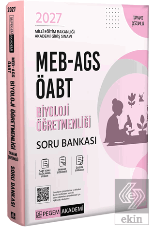 2027 MEB AGS ÖABT Biyoloji Öğretmenliği Tamamı Çözümlü Soru Bankası