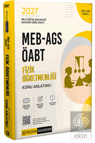 2027 MEB AGS ÖABT Fizik Öğretmenliği Konu Anlatımlı