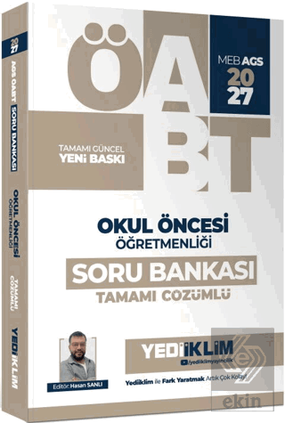 2027 MEB AGS ÖABT Okul Öncesi Öğretmenliği Tamamı Çözümlü Soru Bankası