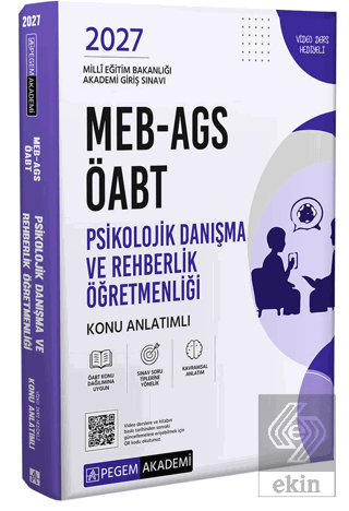 2027 MEB-AGS ÖABT Psikolojik Danışma ve Rehberlik Öğretmenliği Konu An