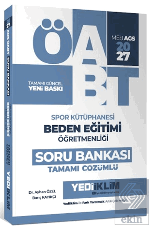 2027 MEB AGS ÖABT Spor Kütüphanesi Beden Eğitimi Öğretmenliği Tamamı Ç