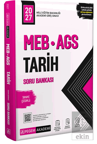 2027 MEB AGS Soru Bankası Tamamı Çözümlü Tarih