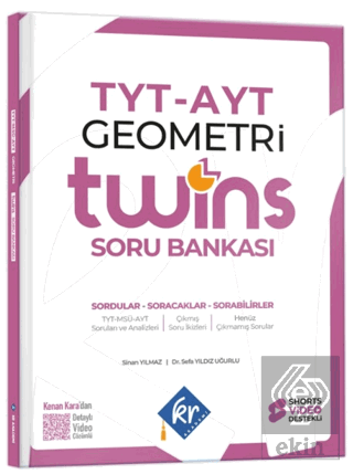 2027 TYT - AYT Twins Geometri Soru Bankası Kolektif KR Akademi Yayınla