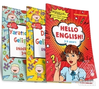 3-4 Yaş Çocuklar İçin Etkinlik Serisi Set (3 Kitap