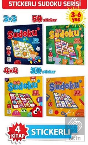 3-6 Yaş Stickerlı Çıkartmalı Sudoku Seti