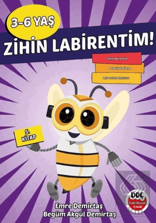 3-6 Yaş Zihin Labirentim! 5. Kitap