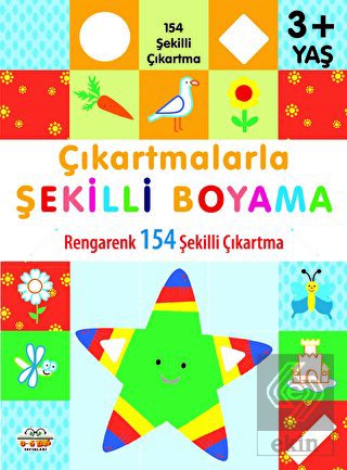 3+ Çıkartmalarla Şekilli Boyama
