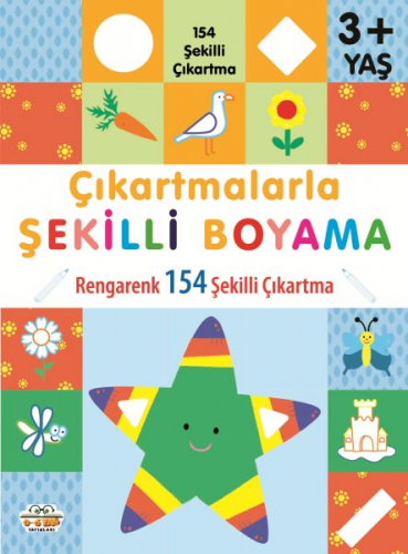 3+ Çıkartmalarla Şekilli Boyama