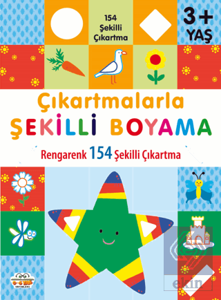 3+ Çıkartmalarla Şekilli Boyama