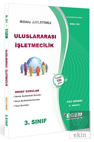 3. Sınıf 5. Yarıyıl Uluslararası İşletmecilik Konu
