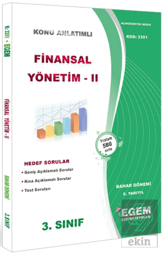 3. Sınıf 6. Yarıyıl Konu Anlatımlı Finansal Yöneti